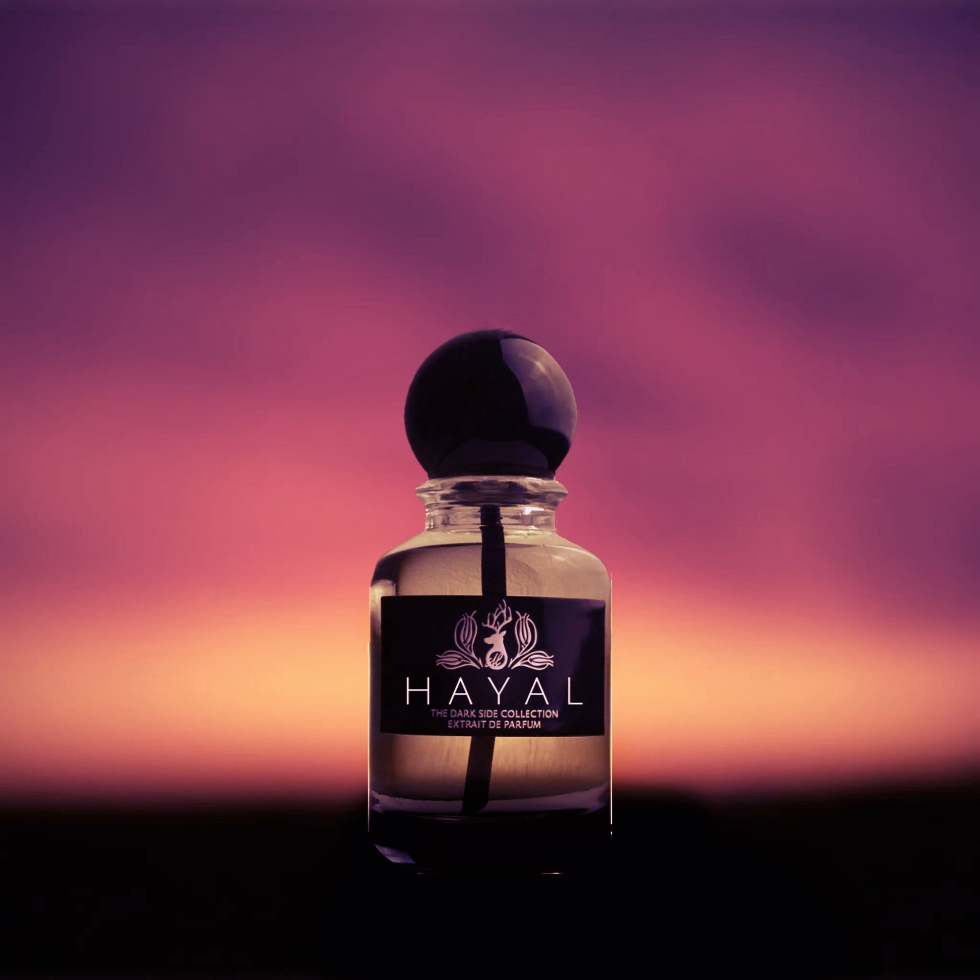 Hayal parfüm flasche mit verträumter hintergrund.